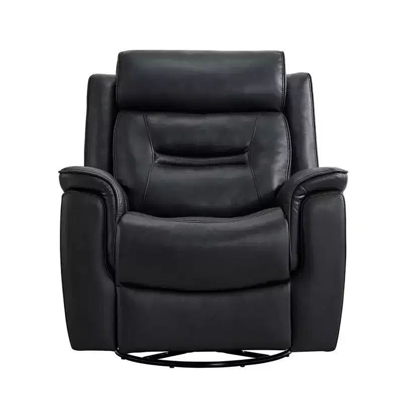 Fauteuil inclinable manuel pivotant en similicuir Spruce & Spring Fauteuil inclinable planeur
