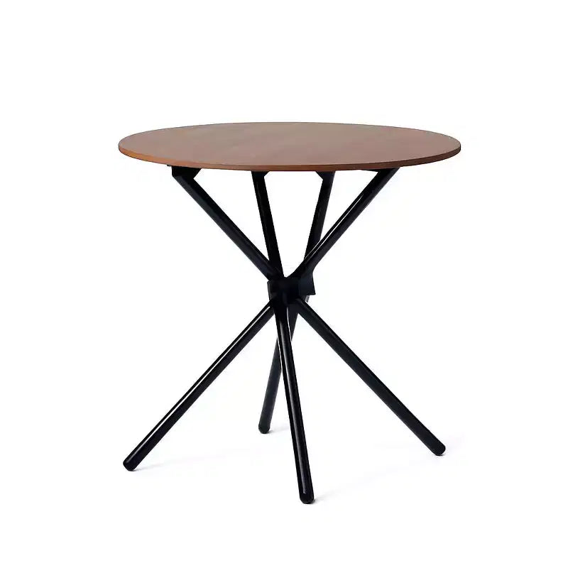 Table à manger ronde Homy Casa de 80 cm pour petits espaces, 2-3 places