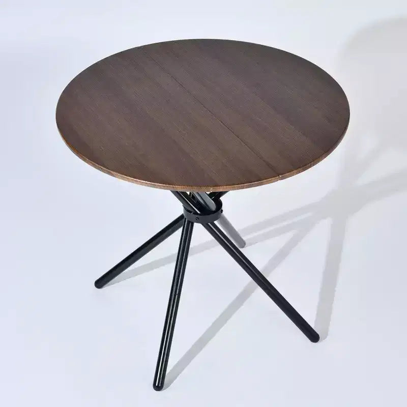 Table à manger ronde Homy Casa de 80 cm pour petits espaces, 2-3 places