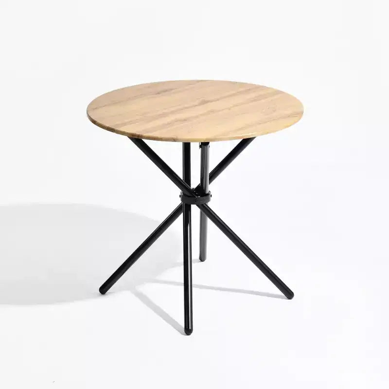 Table à manger ronde Homy Casa de 80 cm pour petits espaces, 2-3 places