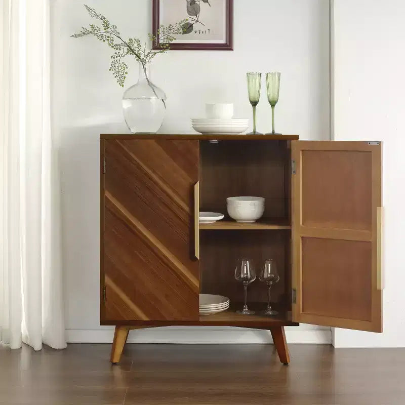 Buffet en bois à 2 portes Art Leon avec rangement