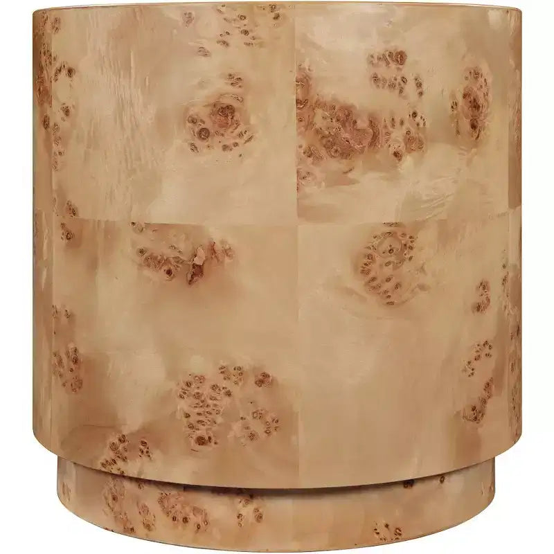 Meridian Furniture, Table d'appoint en frêne naturel ronceux