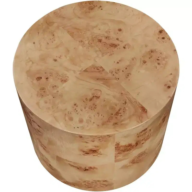 Meridian Furniture, Table d'appoint en frêne naturel ronceux