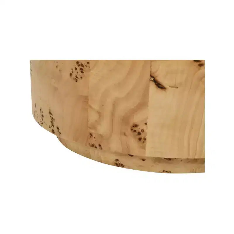 Meridian Furniture, Table d'appoint en frêne naturel ronceux