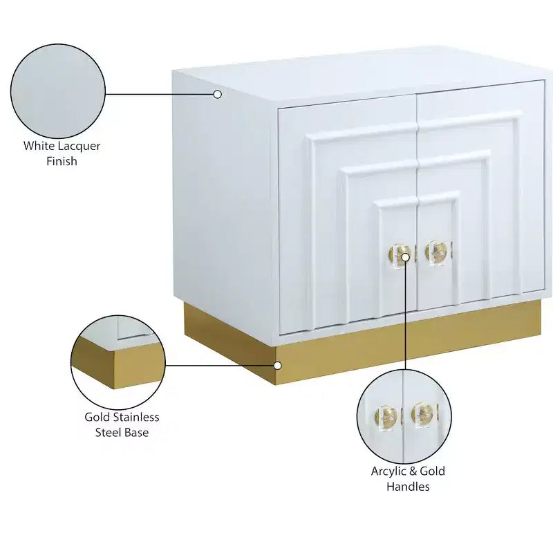 Meuble Meridian, table d'appoint Cosmopolitan