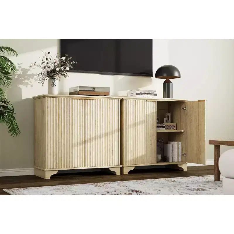 Meuble de bar à café, Meuble de rangement de cuisine, Buffet de ferme moderne avec tiroir, Meuble d'appoint avec portes coulissantes pour cuisine, salle à manger
