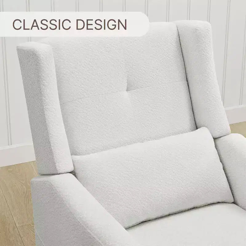 Fauteuil inclinable pivotant manuel Spruce & Spring avec oreiller lombaire