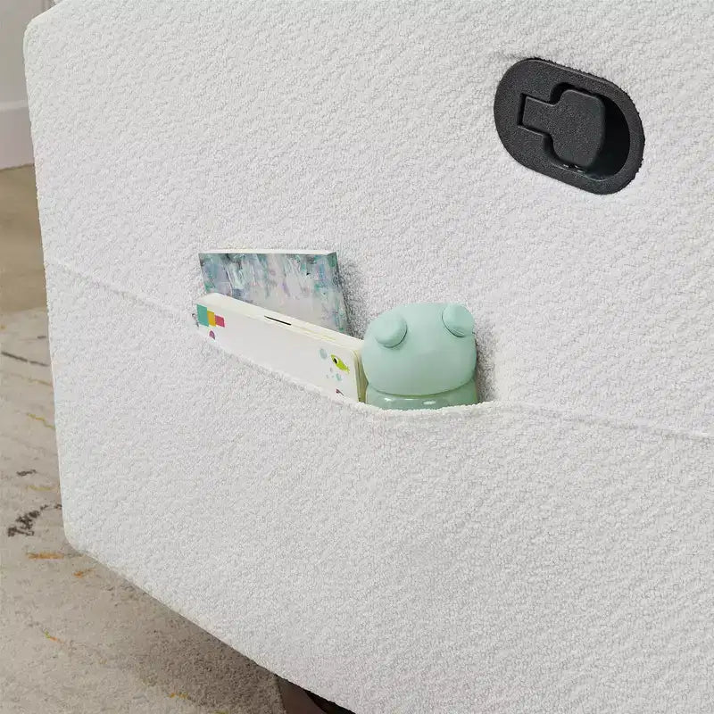 Fauteuil inclinable pivotant manuel Spruce & Spring avec oreiller lombaire