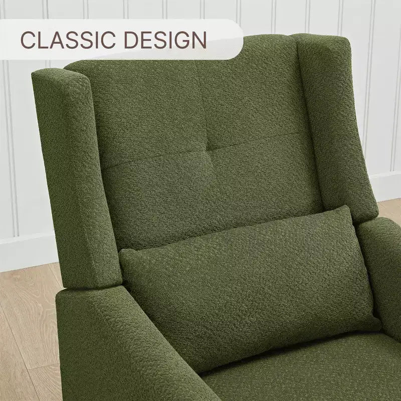 Fauteuil inclinable pivotant manuel Spruce & Spring avec oreiller lombaire