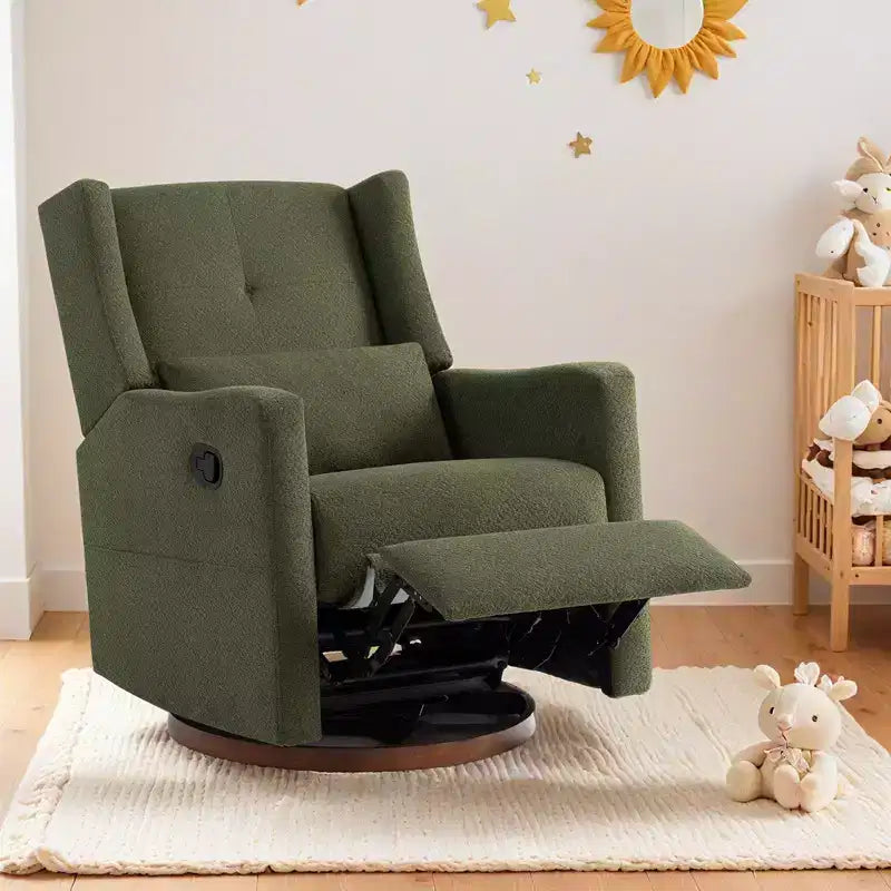 Fauteuil inclinable pivotant manuel Spruce & Spring avec oreiller lombaire