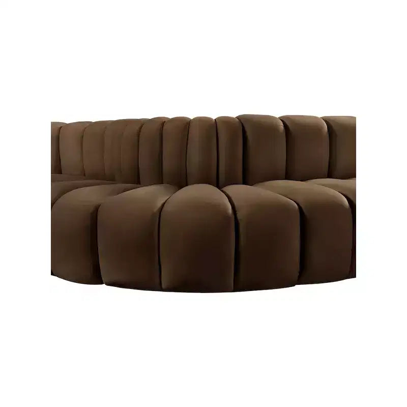 Meridian Furniture, Canapé modulable Arc en velours