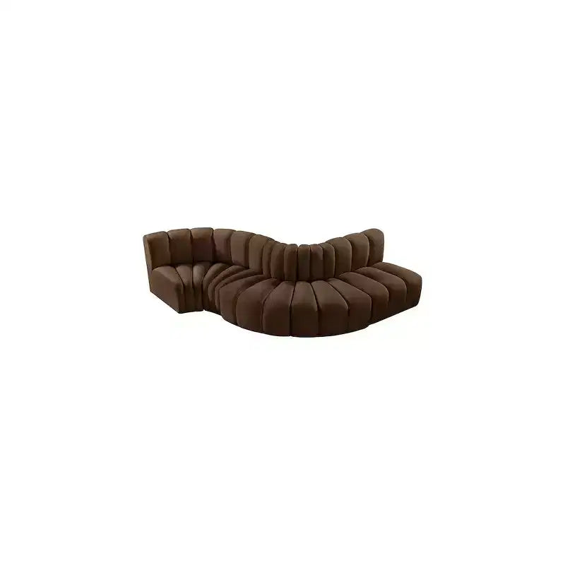 Meridian Furniture, Canapé modulable Arc en velours