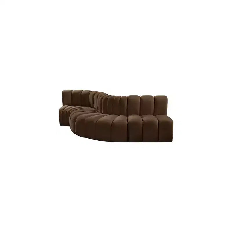 Meridian Furniture, Canapé modulable Arc en velours