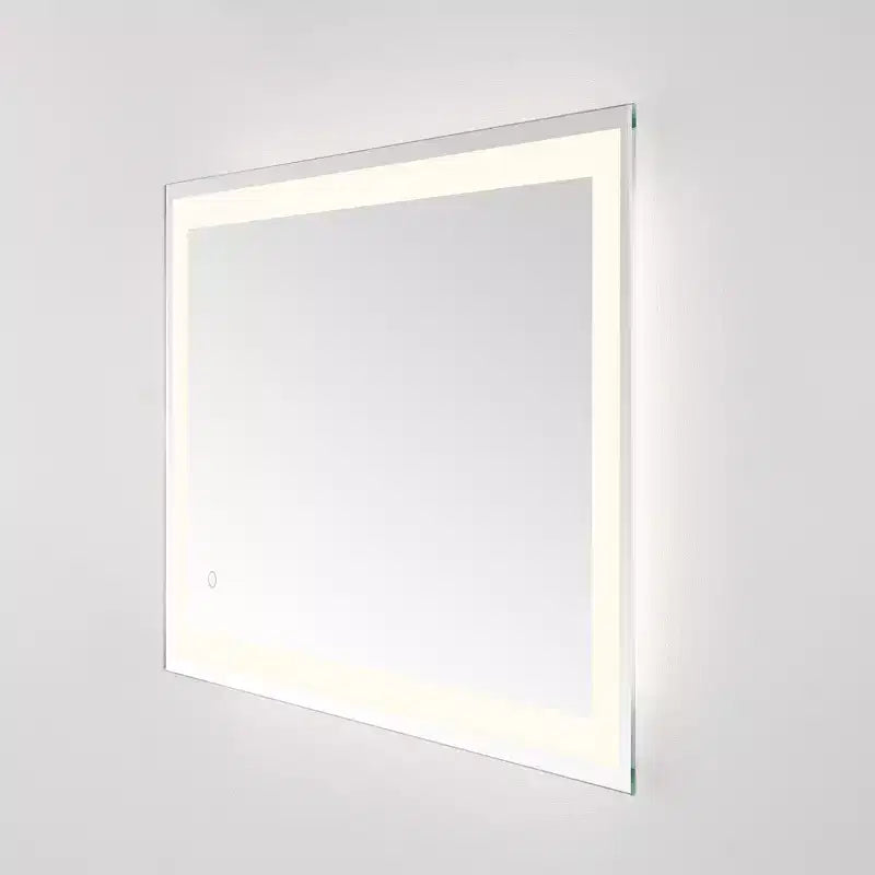 Miroir Rectangulaire à LED Hyatt 24 en Aluminium - LMR1000 - Argent/Blanc - Safavieh