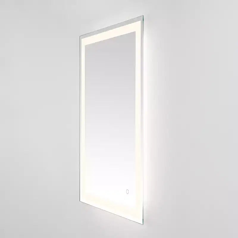 Miroir Rectangulaire à LED Hyatt 24 en Aluminium - LMR1000 - Argent/Blanc - Safavieh