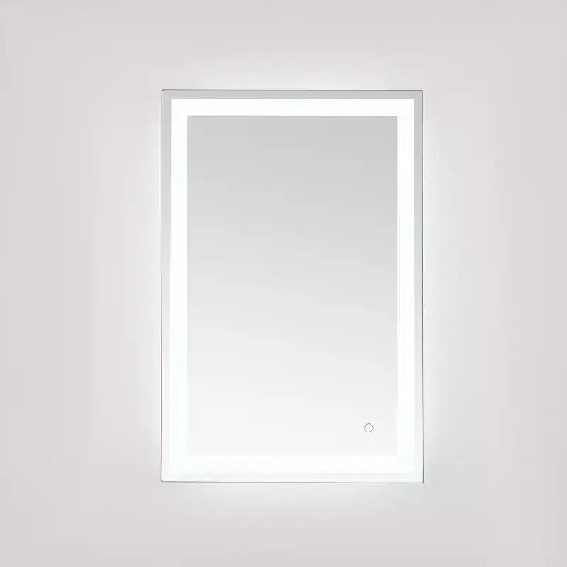 Miroir Rectangulaire à LED Hyatt 24 en Aluminium - LMR1000 - Argent/Blanc - Safavieh