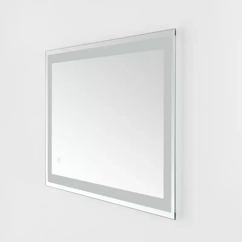 Miroir Rectangulaire à LED Hyatt 24 en Aluminium - LMR1000 - Argent/Blanc - Safavieh
