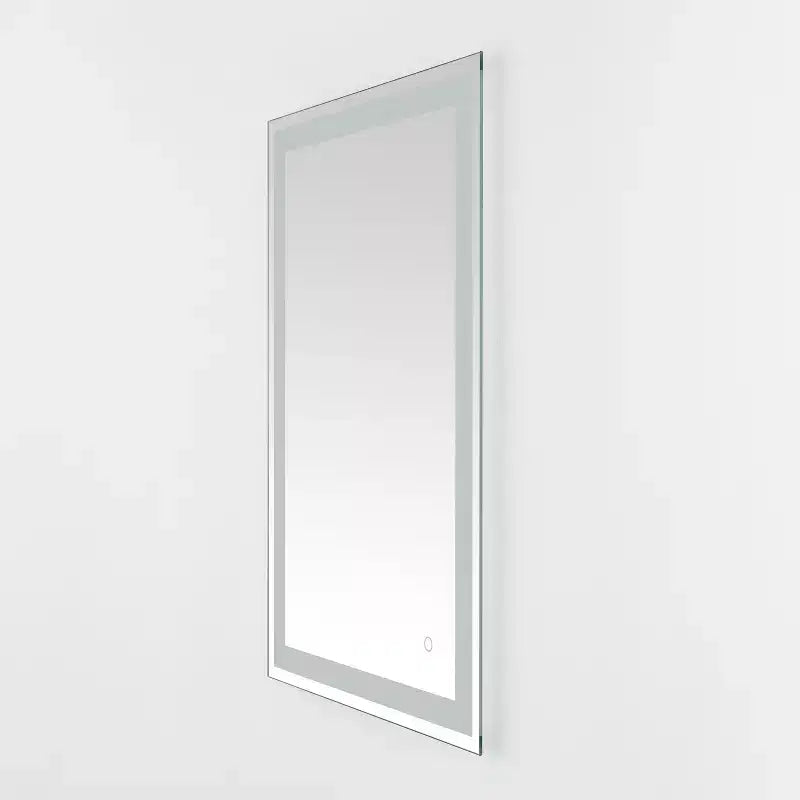 Miroir Rectangulaire à LED Hyatt 24 en Aluminium - LMR1000 - Argent/Blanc - Safavieh