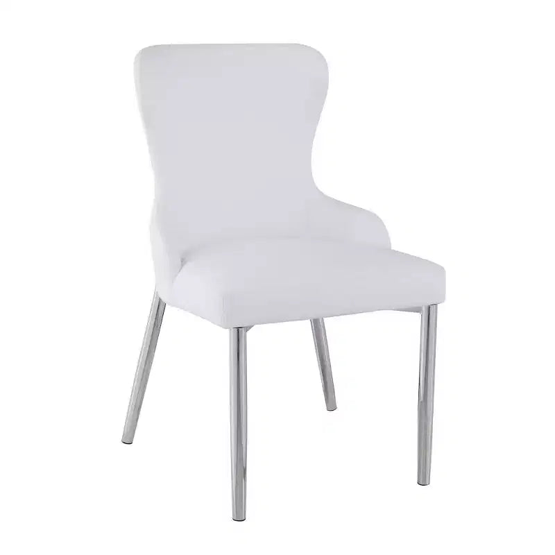 Chintaly Imports, chaise d'appoint contemporaine à dossier haut - Lot de 2