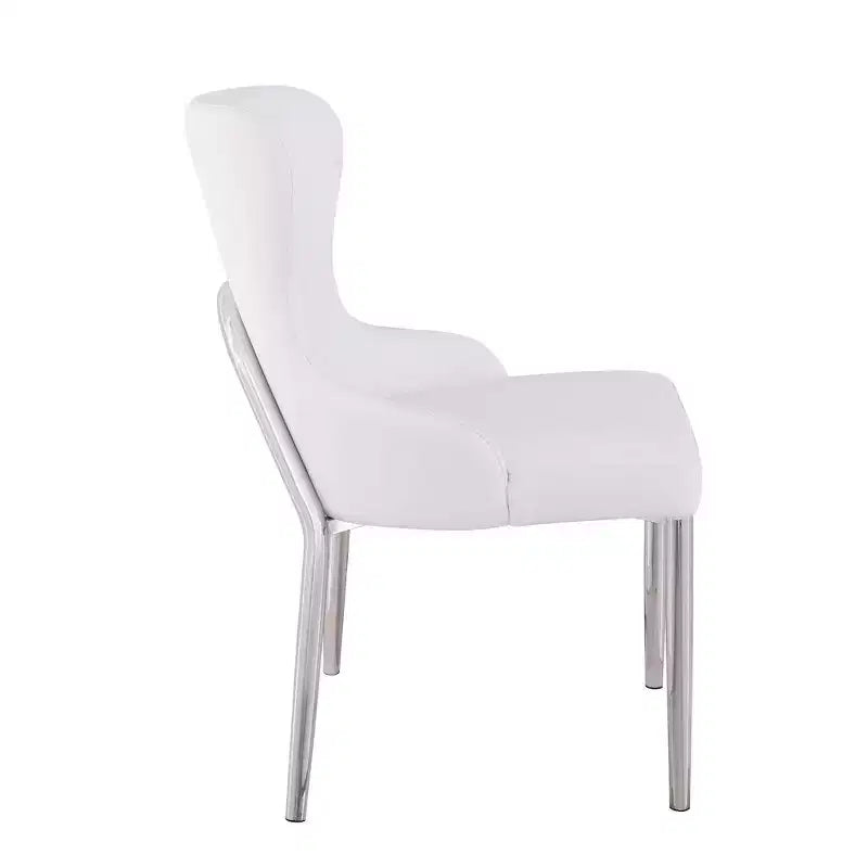 Chintaly Imports, chaise d'appoint contemporaine à dossier haut - Lot de 2