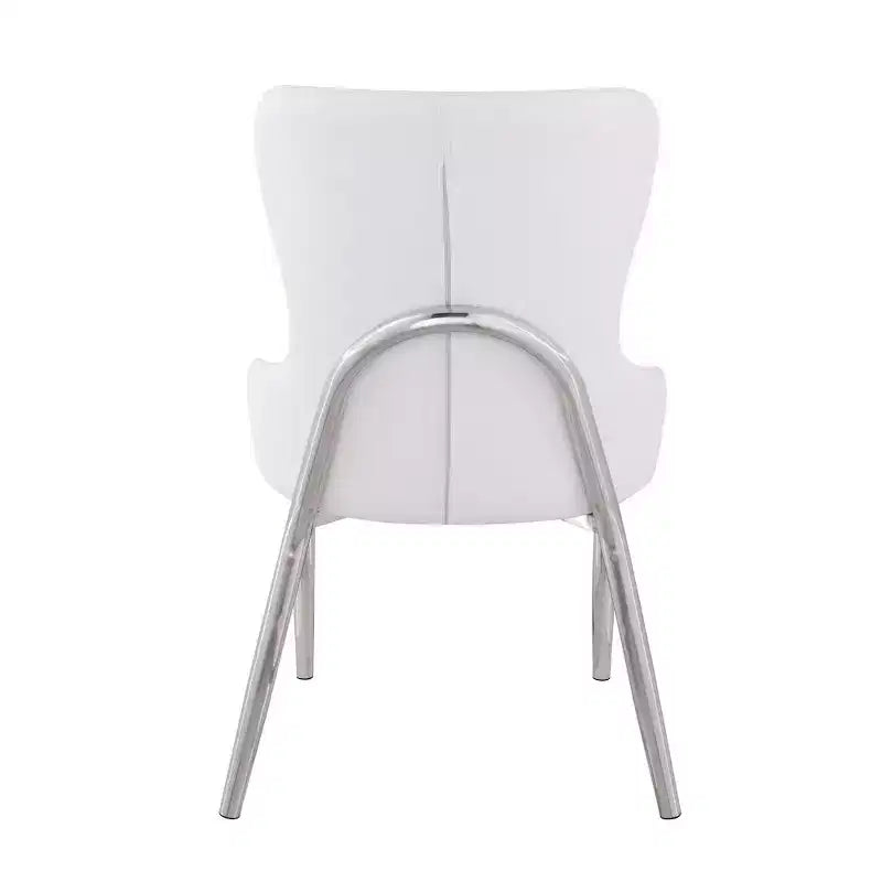 Chintaly Imports, chaise d'appoint contemporaine à dossier haut - Lot de 2