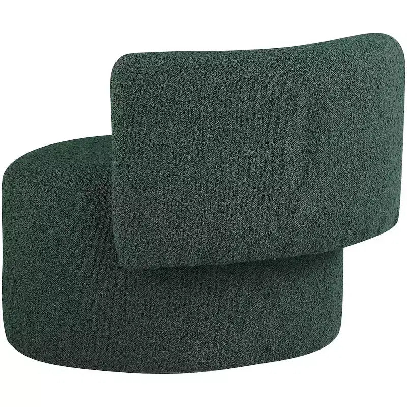 Meridian Furniture, fauteuil d'appoint en tissu bouclé Como