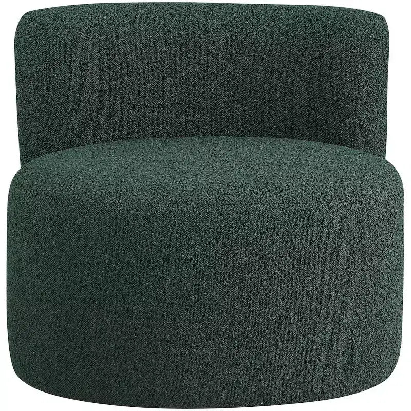 Meridian Furniture, fauteuil d'appoint en tissu bouclé Como