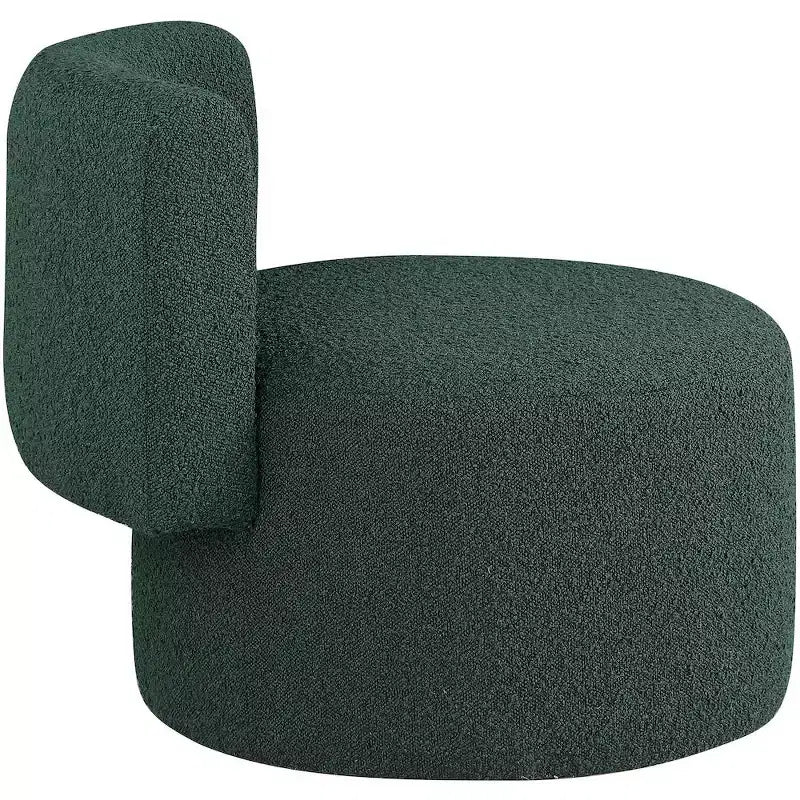 Meridian Furniture, fauteuil d'appoint en tissu bouclé Como