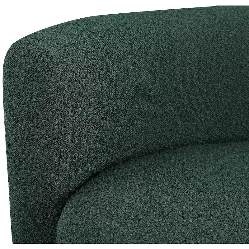 Meridian Furniture, fauteuil d'appoint en tissu bouclé Como