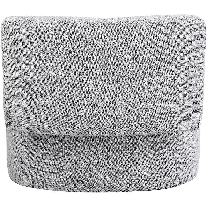 Meridian Furniture, fauteuil d'appoint en tissu bouclé Como