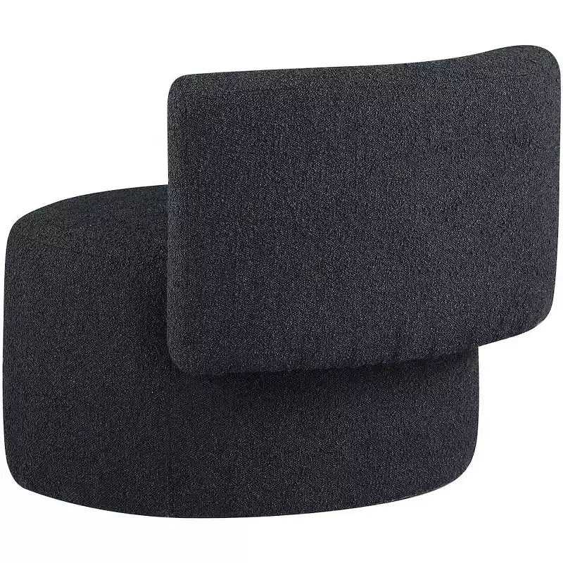 Meridian Furniture, fauteuil d'appoint en tissu bouclé Como