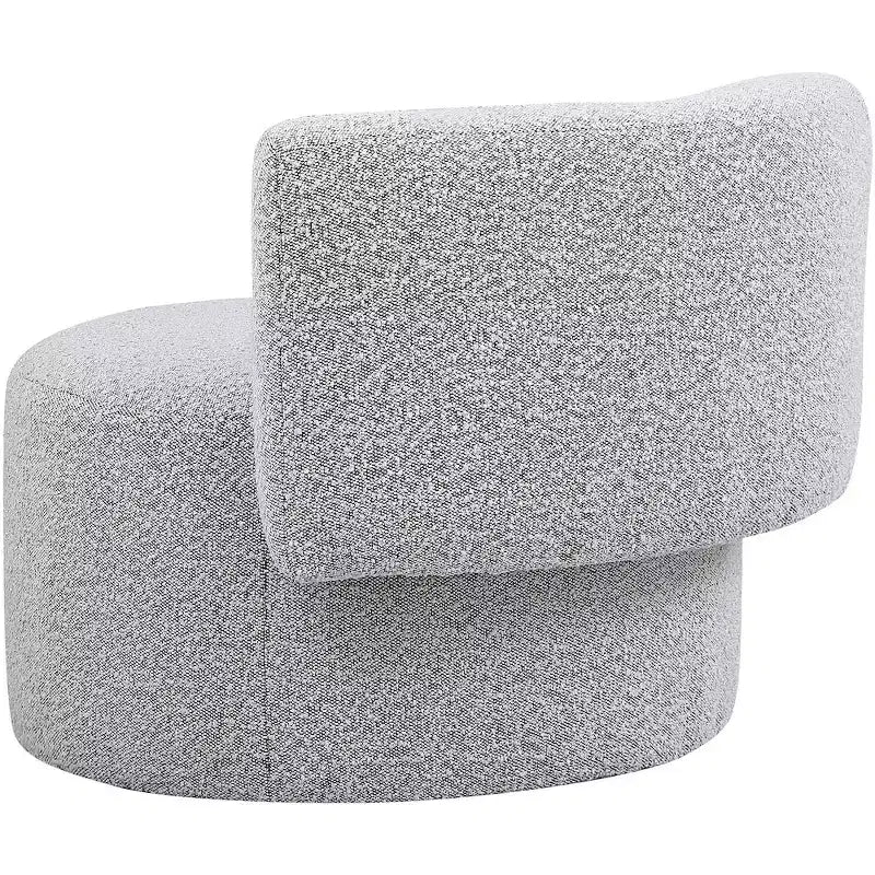 Meridian Furniture, fauteuil d'appoint en tissu bouclé Como