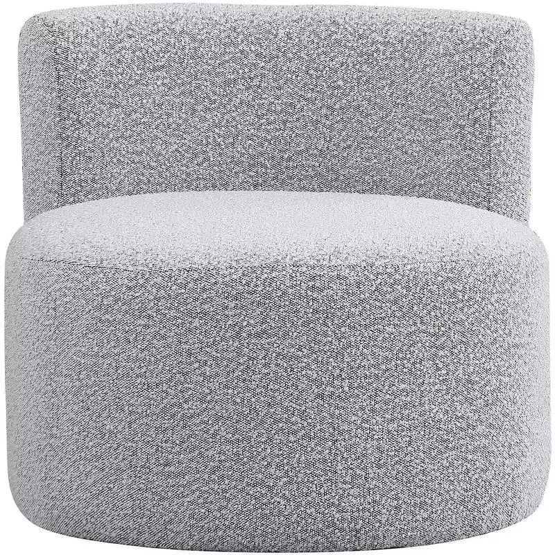 Meridian Furniture, fauteuil d'appoint en tissu bouclé Como