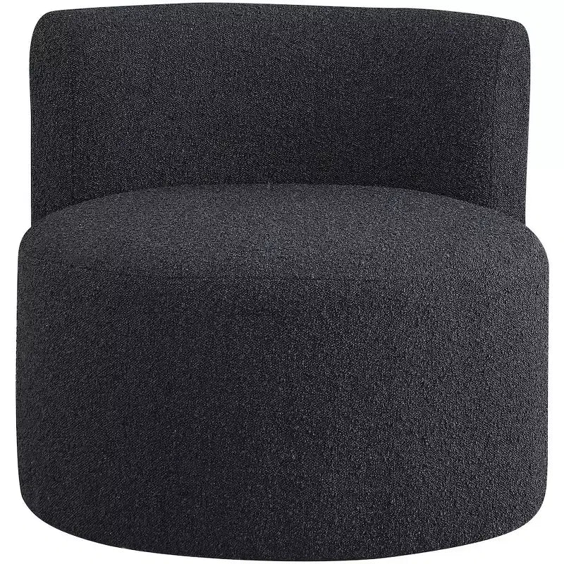 Meridian Furniture, fauteuil d'appoint en tissu bouclé Como