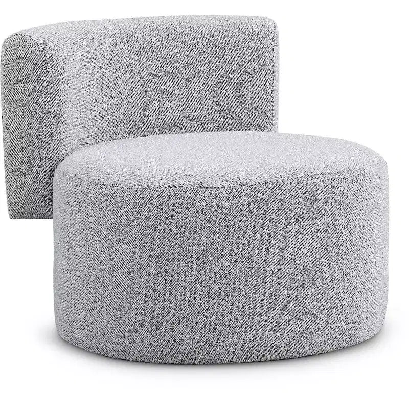 Meridian Furniture, fauteuil d'appoint en tissu bouclé Como