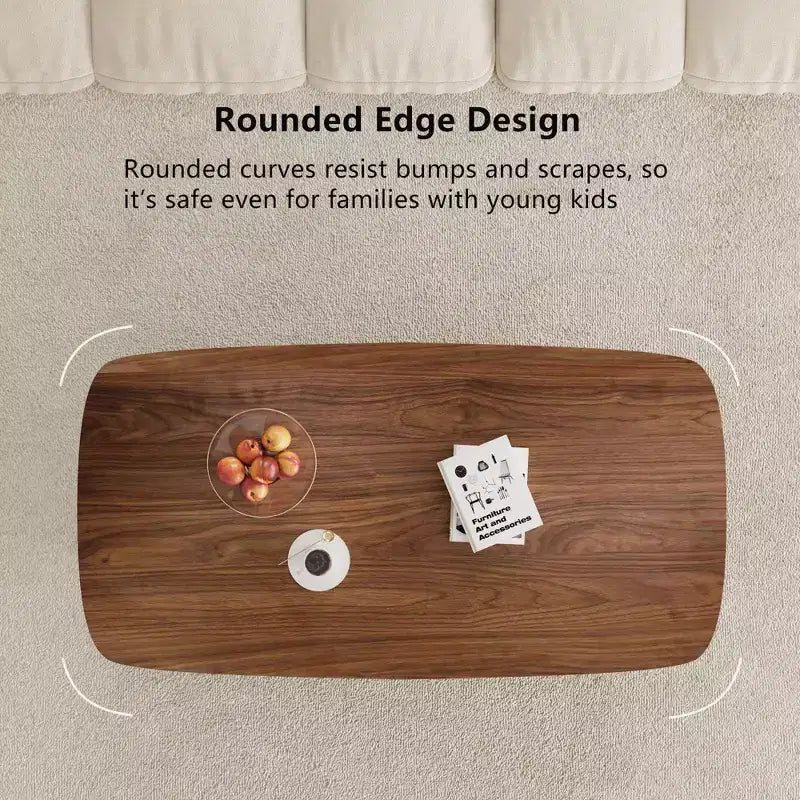 Table basse en bois Gaoyangjiaju 47,2 pouces avec tiroirs de rangement
