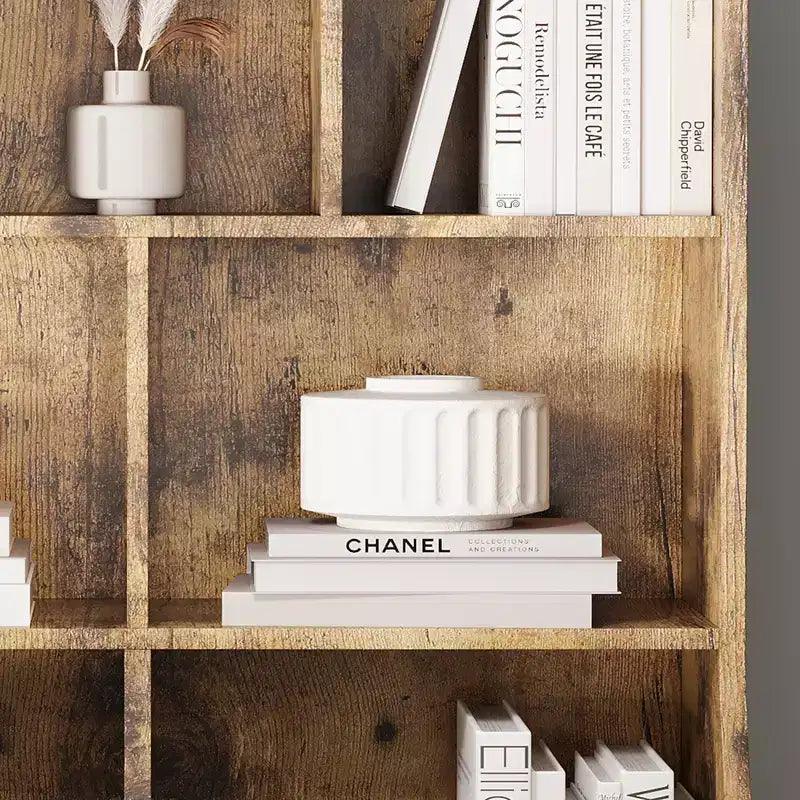 COZONY 42,5 Organisateur de rangement de jouets à 3 niveaux avec étagère, Rangement de jouets à 5 casiers pour salle de jeux, chambre d'enfant, crèche, salon et école
