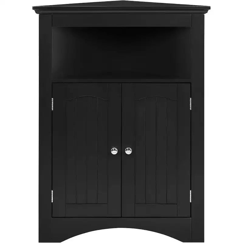 Armoire d'angle de rangement pour salle de bain, meuble de sol avec étagères réglables, organiseurs de papier toilette de salle de bain étroits et autoportants pour petits espaces