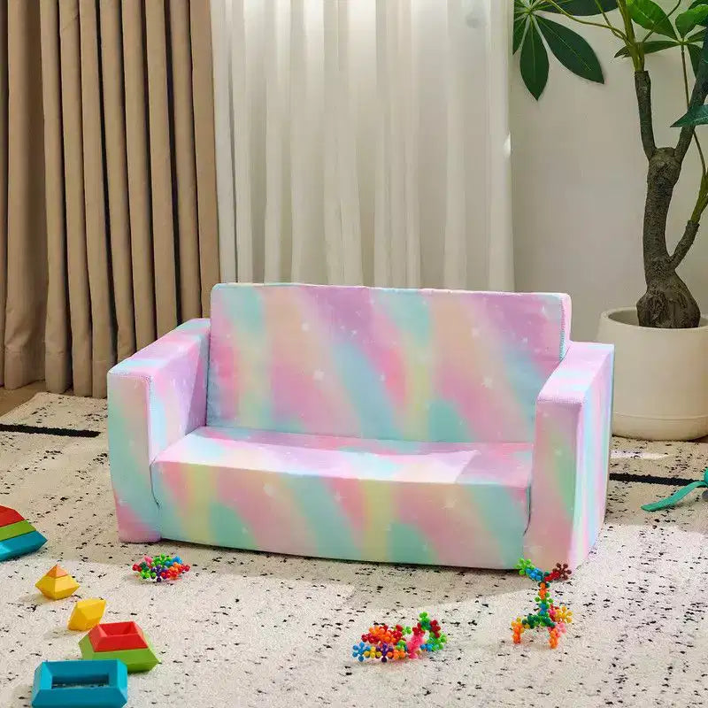 Karl Home Canapé pliant double pour enfants, 1 place, en éponge
