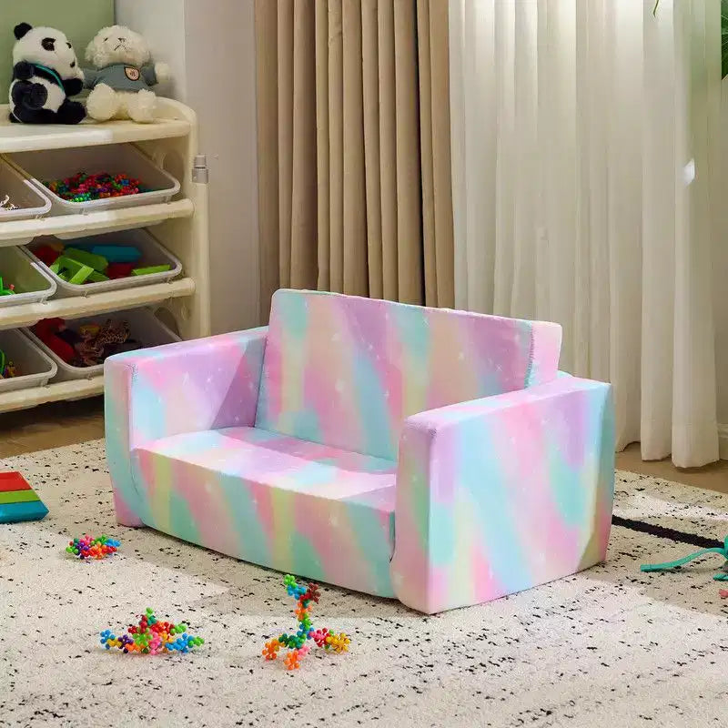 Karl Home Canapé pliant double pour enfants, 1 place, en éponge