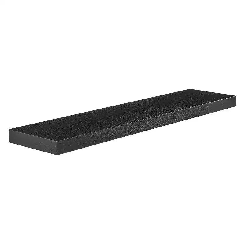 HomeRoots Étagère flottante en bois noir 43