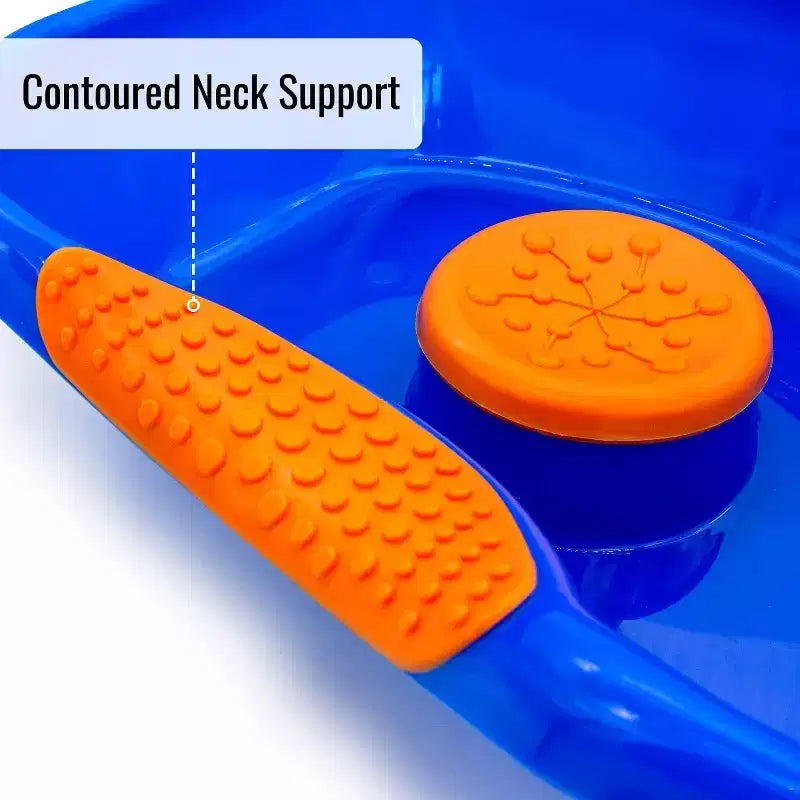 Bassine à shampoing portable DMI pour le chevet et le lavage des cheveux, les coupes de cheveux et la coloration pour les personnes âgées, handicapées, alitées et à mobilité réduite.