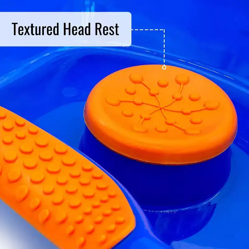 Bassine à shampoing portable DMI pour le chevet et le lavage des cheveux, les coupes de cheveux et la coloration pour les personnes âgées, handicapées, alitées et à mobilité réduite.