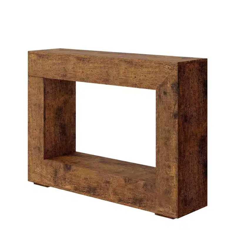 Coolmee Table console de ferme de 119 cm, Table console d'entrée en bois, Table d'appoint industrielle pour couloir, salon, entrée, foyer