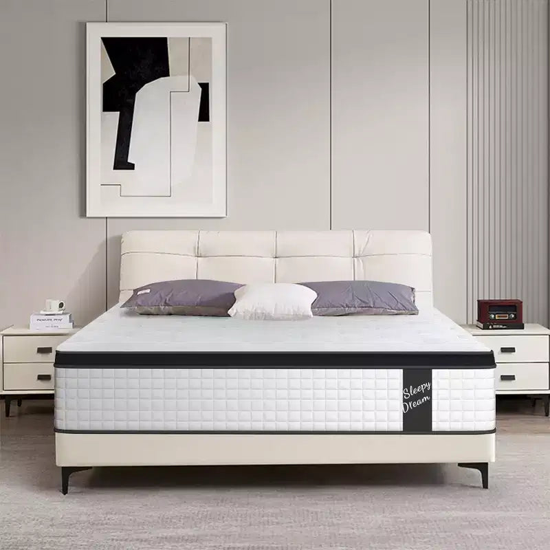 Okak Modern 12 Inch Thicken Pocket Spring Hybrid Mattress with Memory Foam for Comfy Sleep,Medium Feel Bed Mattresses
