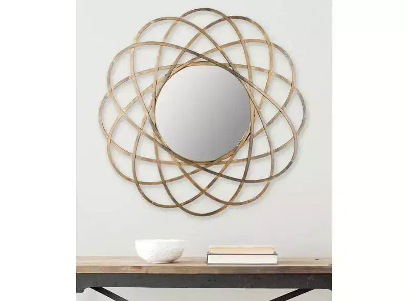 Miroir rond Galaxy - 32 x 32 - MIR4005 - Or - Safavieh