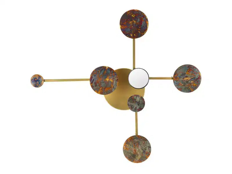 Miroir décoratif Emera - 35,5 x 39 - WDC1031 - Laiton antique - Safavieh