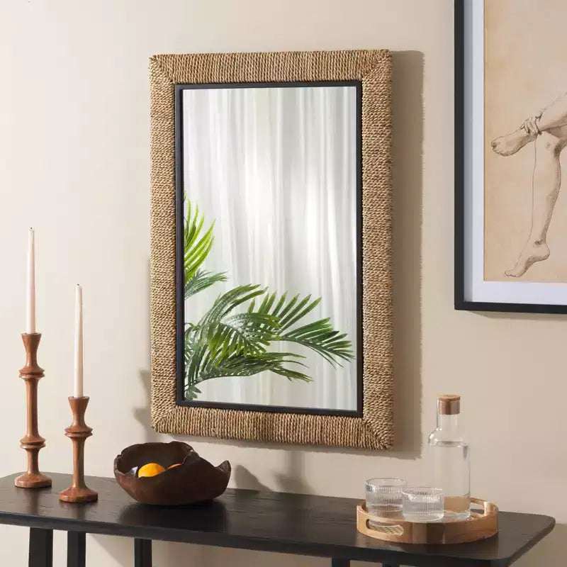 Miroir Amelda - 24.41 x 36.22 - MRR9017 - Naturel/Noir - Safavieh