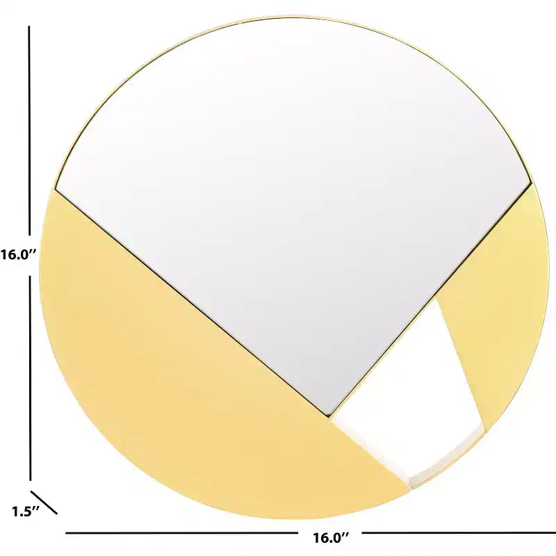 Miroir Essa - 16 x 16 - MRR8007 - Or - Safavieh