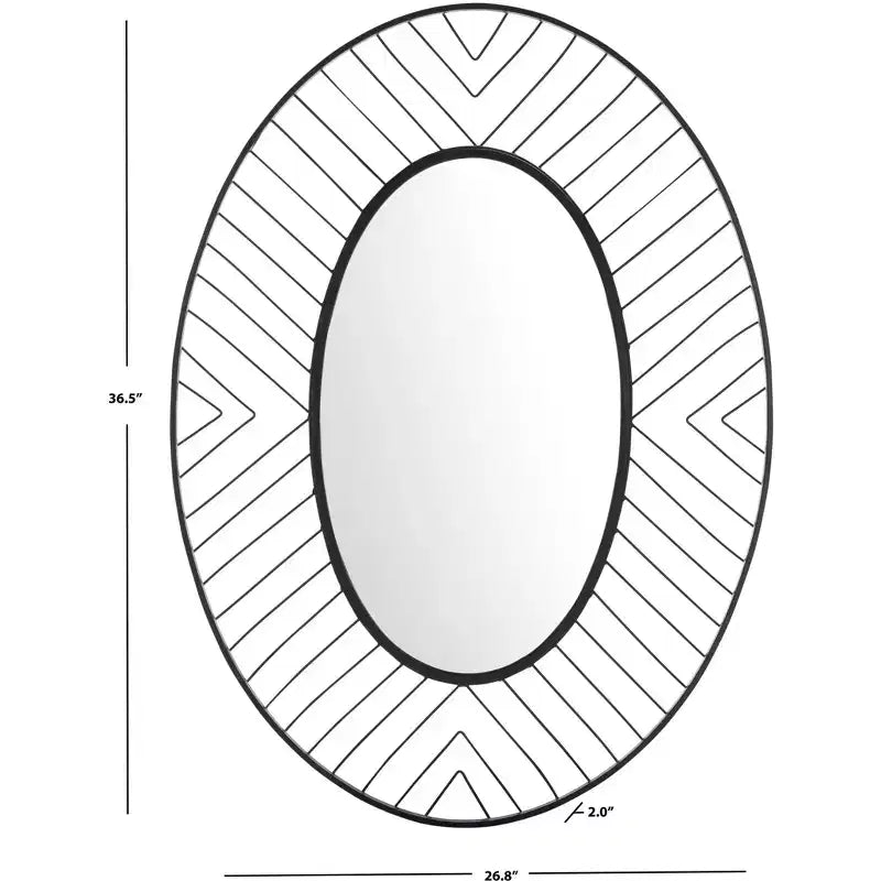 Miroir Tanra - 26.8 x 36.5 - MRR1043 - Noir - Safavieh